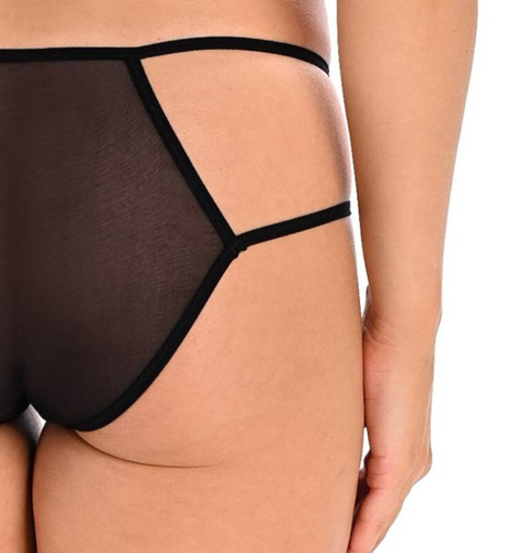 3139 Kelly Figi damskie z paseczkami Teyli - czarny