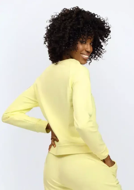 Wenezja Bluza dresowa Dkaren - żółty