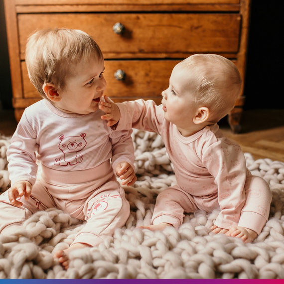 Big Bear Body z długim rękawem Eevi - różowy