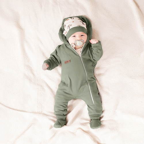 218054 Yogi Bear Czapka niemowlęca Nicol – bawełna, leśny wzór