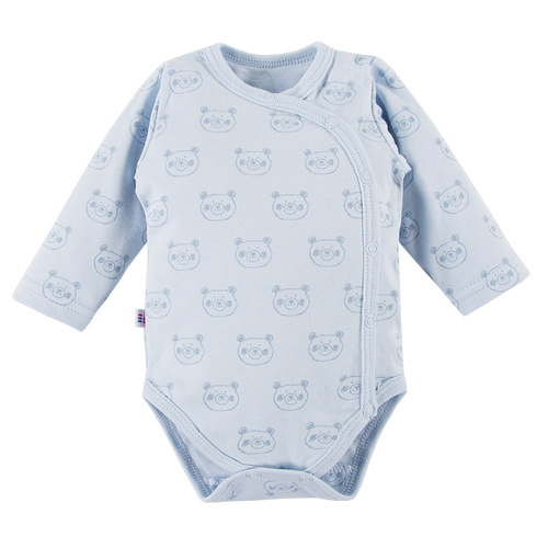Big Bear Body rozpinane z długim rękawem Eevi - niebieski