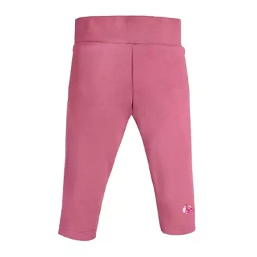 Nature Legginsy bawełniane dla dziewczynki Ewa Klucze - bordo