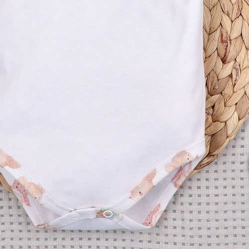 ABN-5690 Body niemowlęce Nini Małe Myszki bawełna organiczna napy ramię antyalergiczne