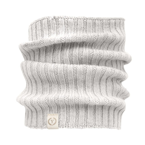 Komin z wełny merino Yosoy krem melanż – dziecięcy, termoaktywny i hipoalergiczny