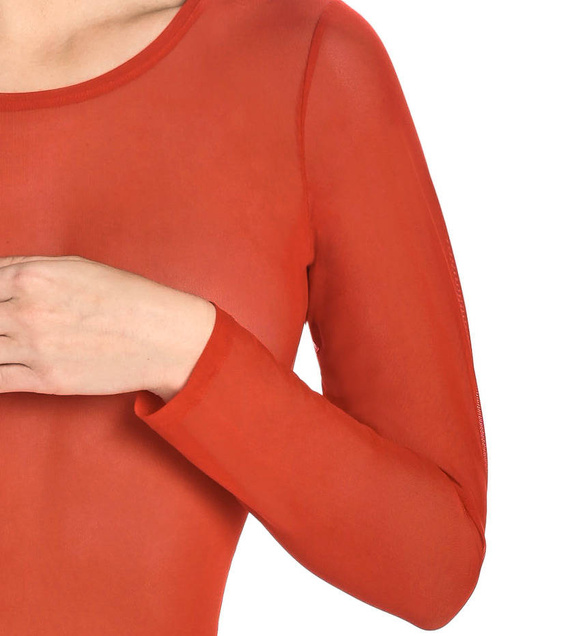 2406 Ero Siateczkowe body damskie Teyli - czerwony