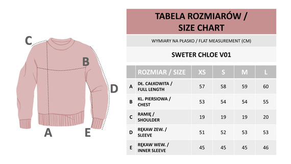 Chloe V01 Sweter damski Mona black