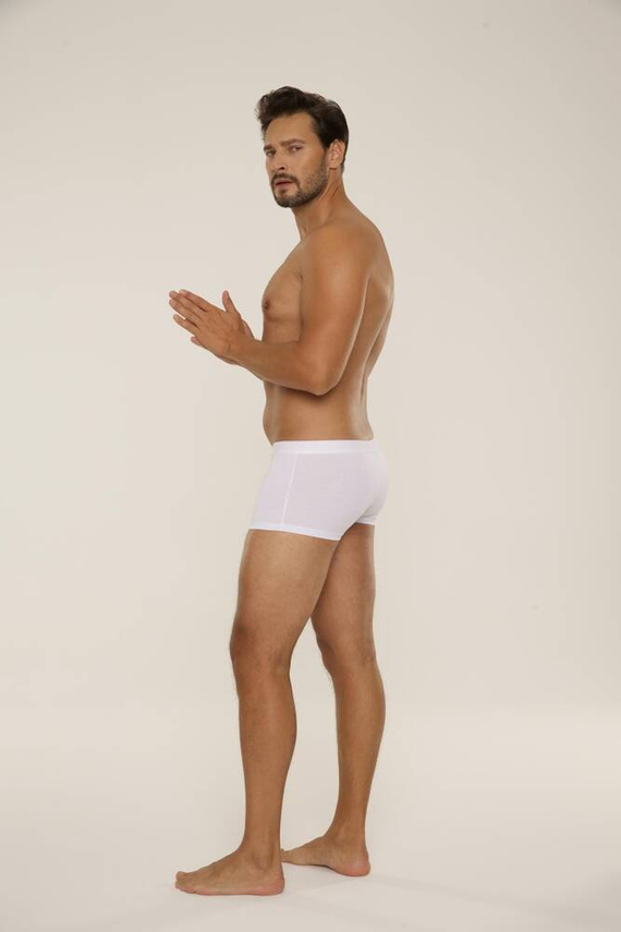 588 Fabrizio Bokserki męskie De Lafense - biały