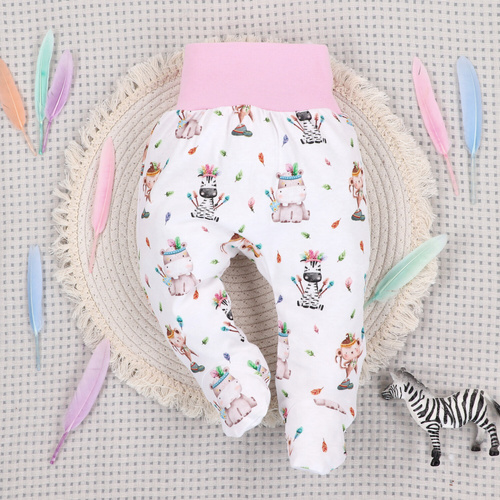 ABN-5542 Półśpiochy niemowlęce Happy Animals Nini z bawełny organicznej – komfort, bezpieczeństwo, ekologiczne