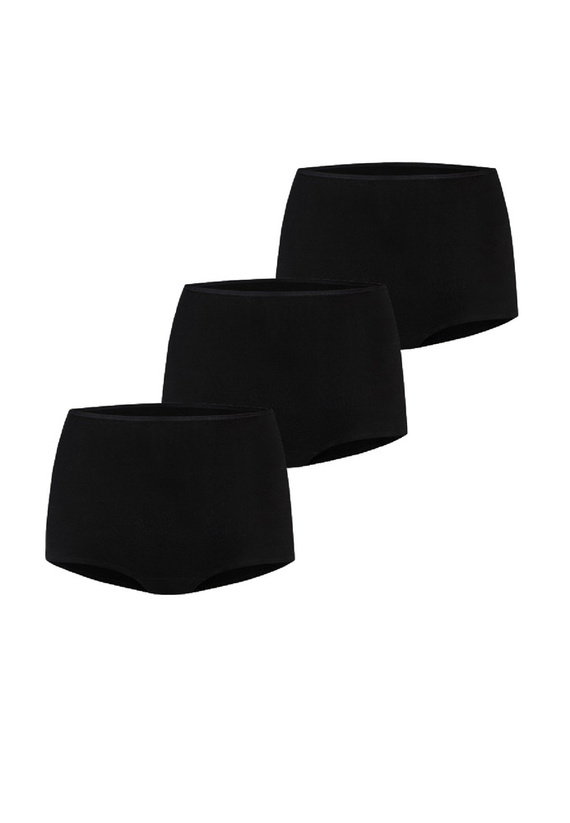 1162-3 Andreaa Figi bawełniane 3-pack Teyli czarny