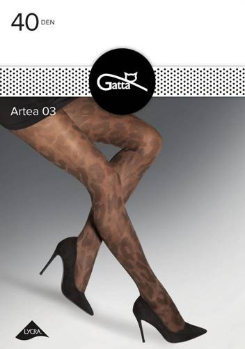 Artea 03  Rajstopy 40 den Gatta - mokka