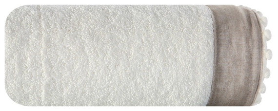 Ręcznik bawełniany "ANIA" Eurofirany kremowy