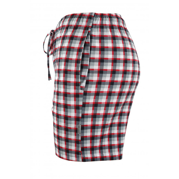 Milo 2 Krótkie spodnie piżamowe Sesto Senso kratka 10 czerwony