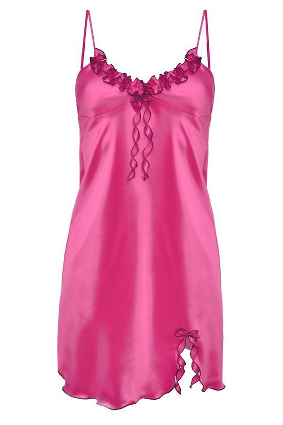 Gabi Halka satynowa koszulka damska DKaren - pink