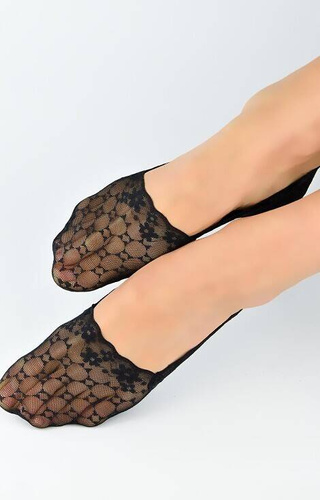 SN053 Baleriny stopki damskie Noviti - czarne