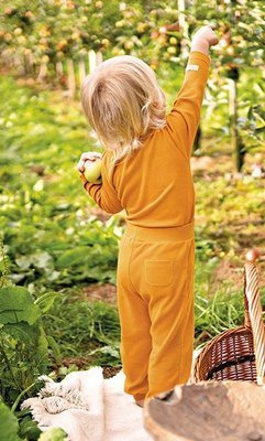 Spodnie z guzikami "Simply Comfy" Ewa Klucze- miodowy