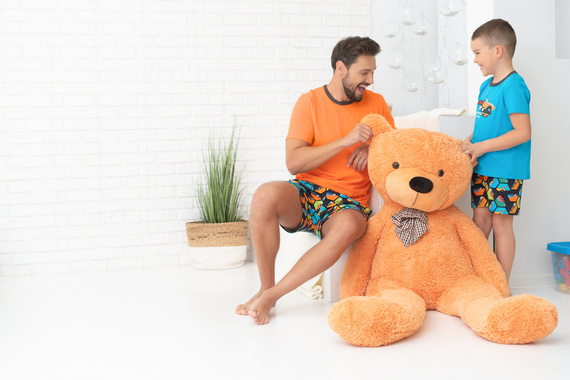 Komiks Piżama chłopięca krótki rękaw, spodnie Italian Fashion - turkusowy/druk