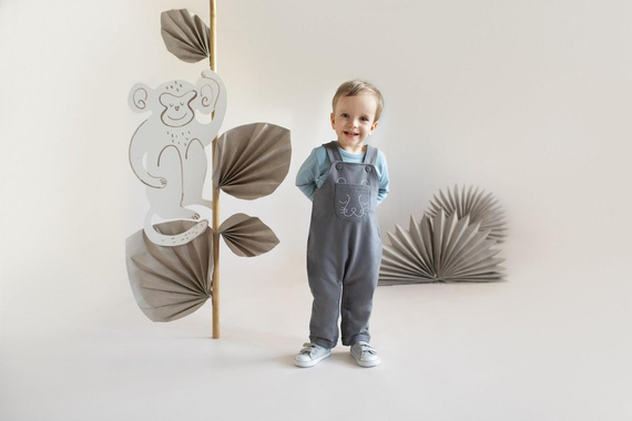 Slow Life Ogrodniczki Pinokio - grafit