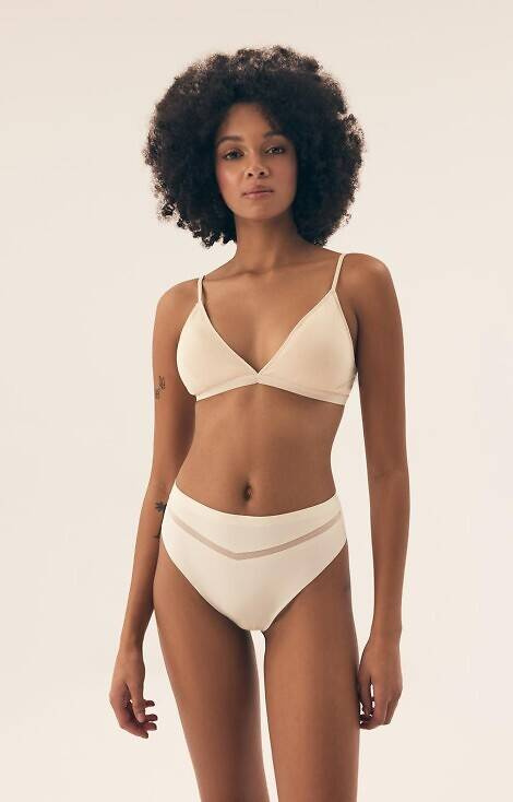 43670 Fleda Stringi damskie 2-pak Henderson - czarny-beżowy