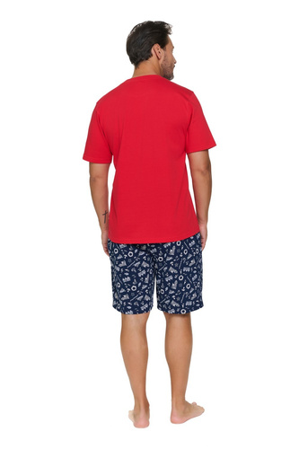 Piżama Męska Doctor Nap 7553 Sunny Coast Bawełniana Krótkie Spodenki