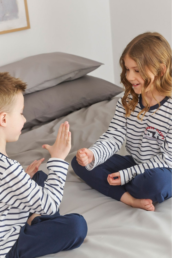 7116 Piżama dziecięca Unisex Doctor Nap - marine