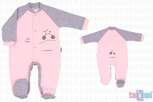 Pajac "BIKE" zielony