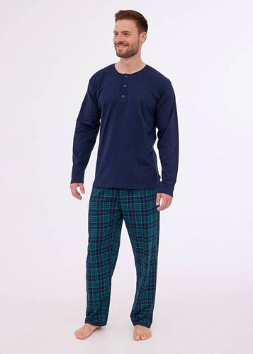 458/266 Owen Piżama męska Cornette granatowy