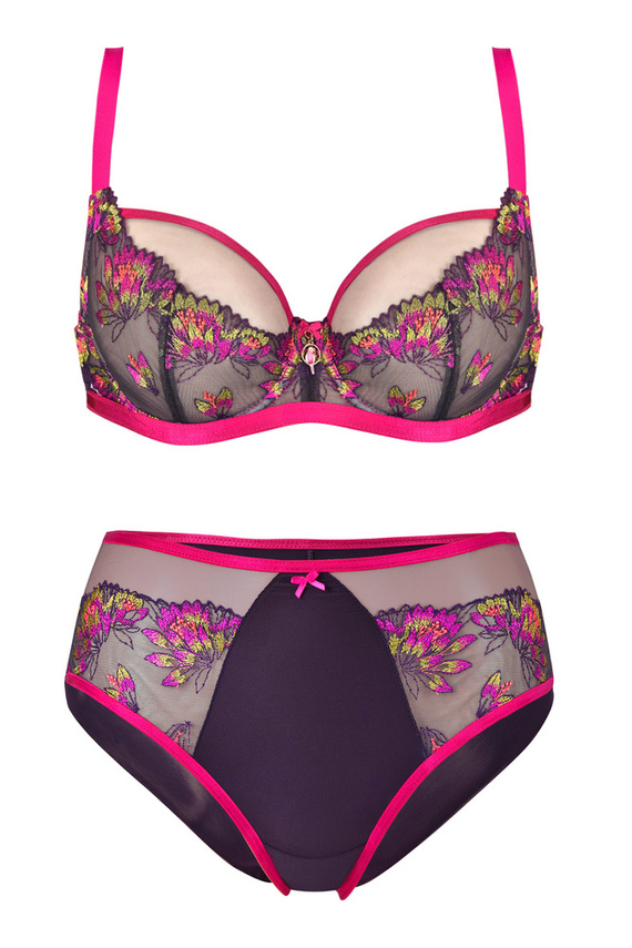 19085 Parrot Biustonosz soft Mediolano fioletowy 