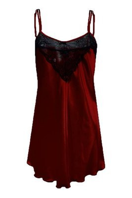 Carla Koszulka damska satynowa DKaren - bordo