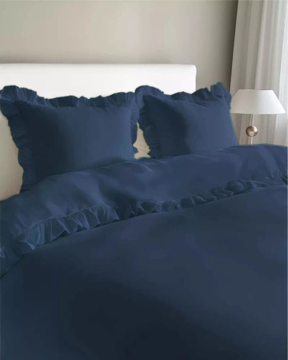 Pure 23 Pościel bawełniana jednobarwna Detexpol denim