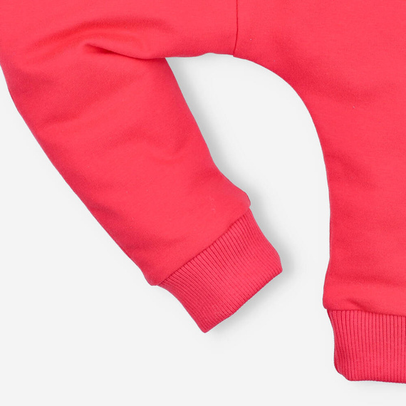 Kolorowy Las Spodnie dresowe dla dziewczynki Nini malinowy 