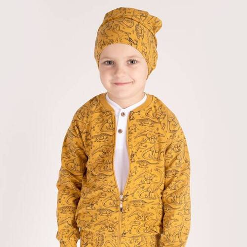 200060 Tirex Czapeczka dziecięca Nicol - musztardowy