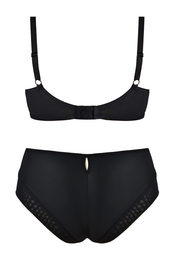 19020 Laura Biustonosz spacer Mediolano czarny 