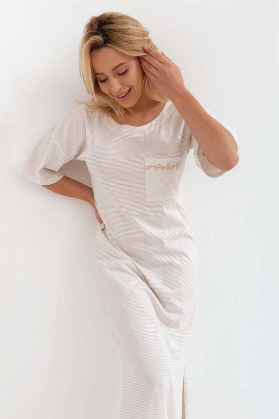 234  Koszula Nocna Cana -beżowy