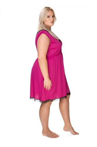 86604 Aveline koszula nocna Mewa fuksjowy