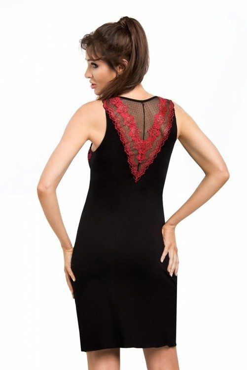 Jasmine damska koszulka nocna Donna - czerwony