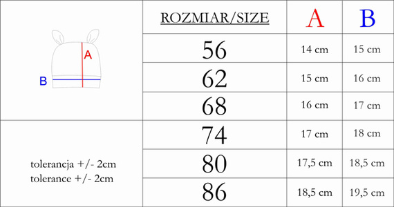 213054 Nelly Czapeczka z węzełkiem Nicol