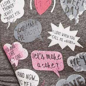 0564 Patch Nightwear Piżama Damska Infiore- antracite