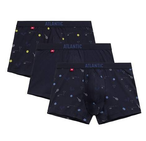 3MH-050 Bokserki męskie Atlantic - granatowe