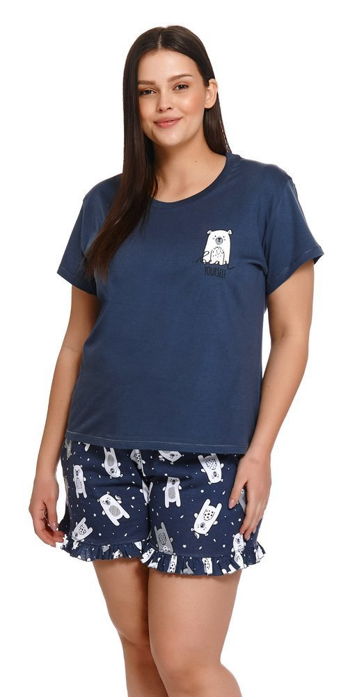 4219 Piżama Damska Doctor Nap - deep blue