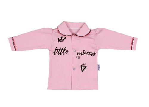 Kaftanik "LITTLE PRINCESS" Terjan różowy