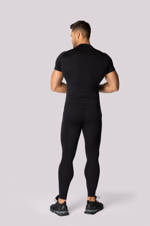 Alpha Bluzka termoaktywna męska krótki rękaw Spaio black