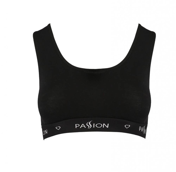 PS010 Top Biustonosz miękki Passion czarny 
