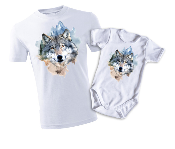 "Wilki" Komplet dla taty i syna Moocha 