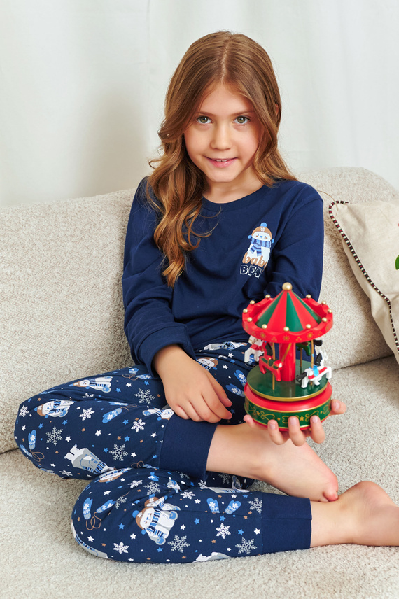 7339 Piżama dziecięca Doctor Nap Cozy Bear – bawełna 100%, unisex