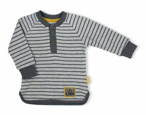 173139 Bluzka bawełniana z długim rękawem "Prince" Nicol - szary