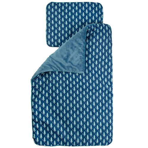 Rybki Komplet do wózka Martex niebieski 