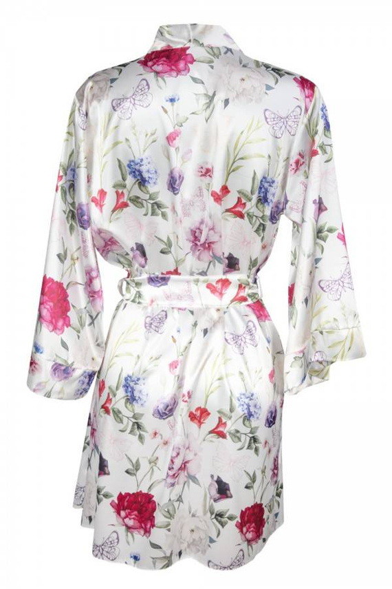 DK-P Flowers Podomka damska DKaren - biały 005