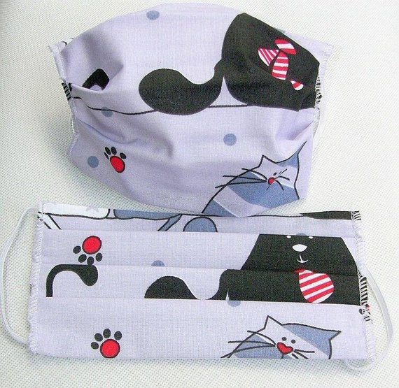 Maseczka maska ochronna na twarz Karo - moro