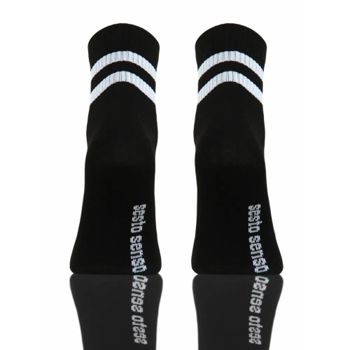 SKB05 Skarpety sportowe krótkie Sesto Senso czarny 