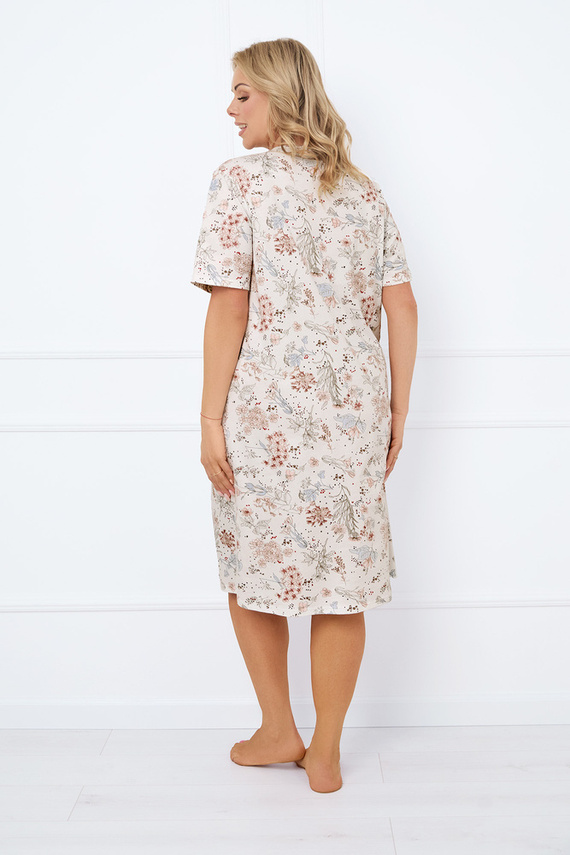 Ermida koszula damska z krótkim rękawem Italian Fashion - druk